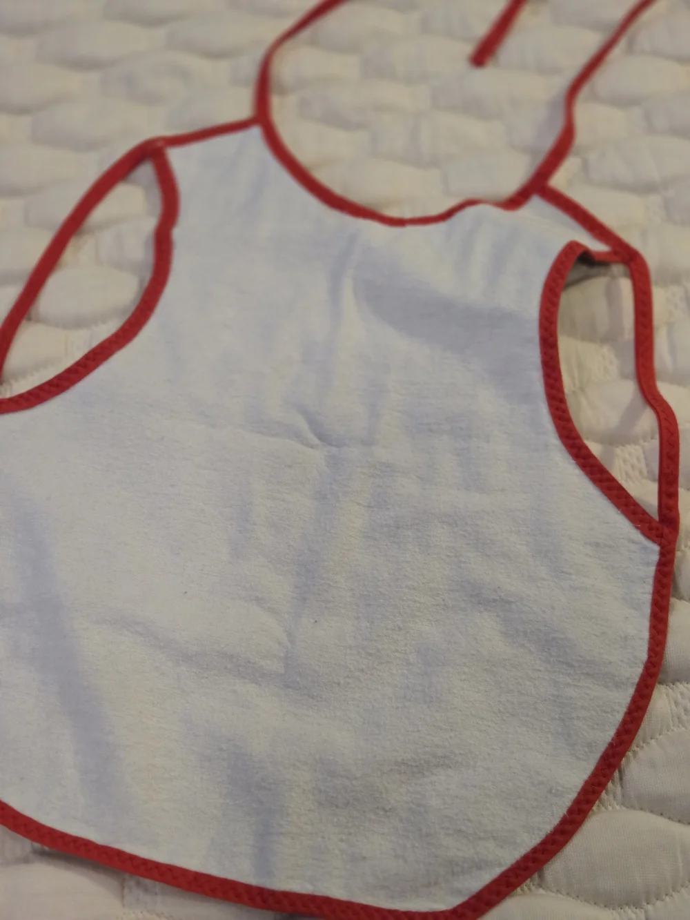 Handmade Kiss Band Themed Bib With Arm Holes Black Printed Soft Back